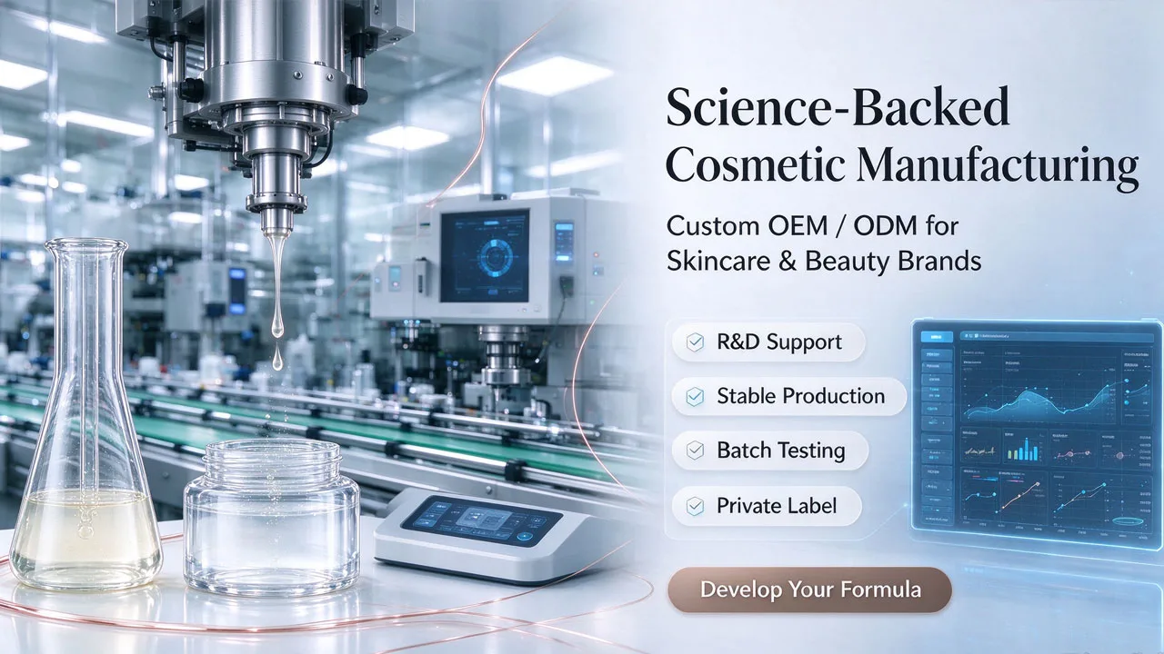 Benefits of ISO 22716 Certified OEM Cosmetic Manufacturing