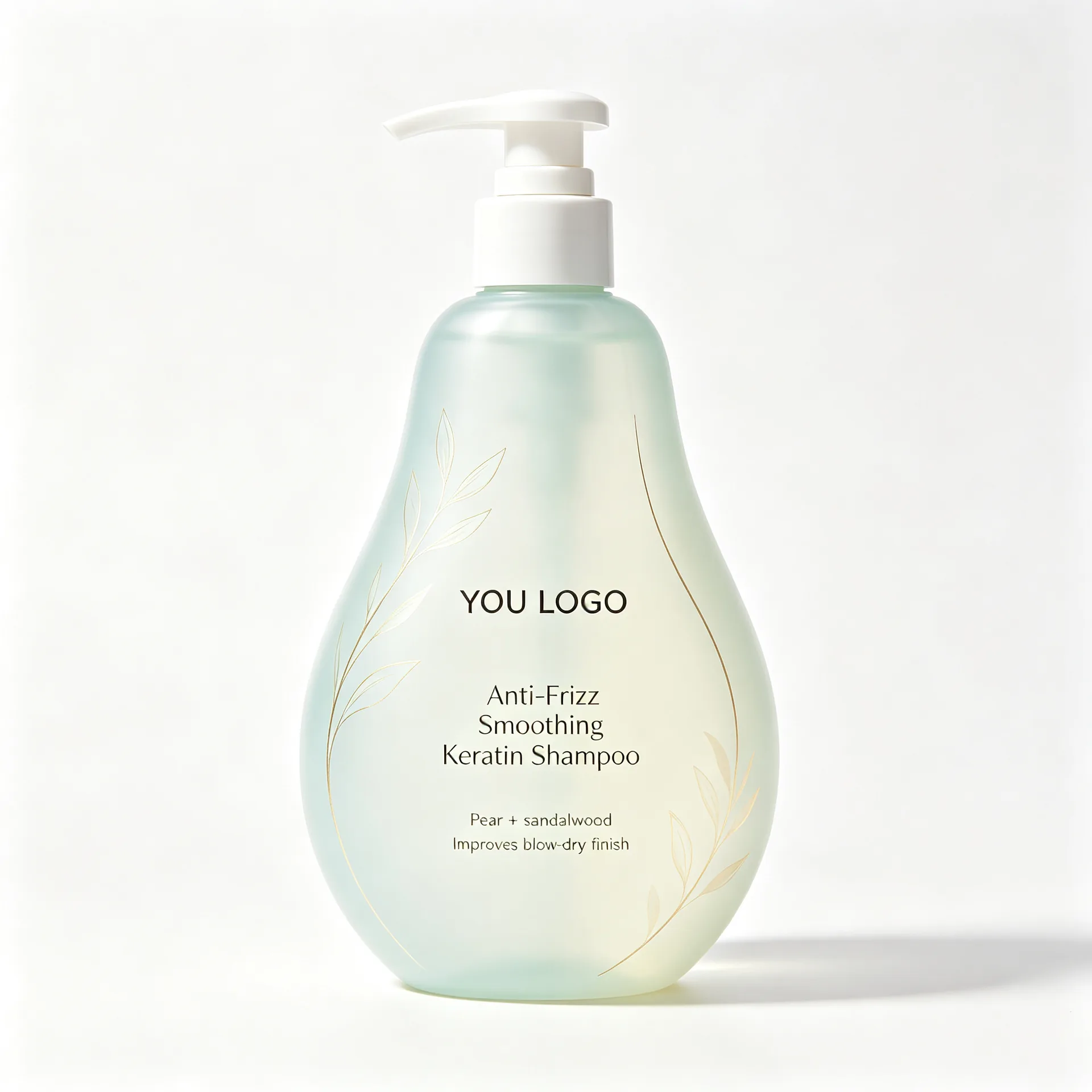 Anti-Frizz Smoothing Keratin Shampoo — Pale Mint Pear
