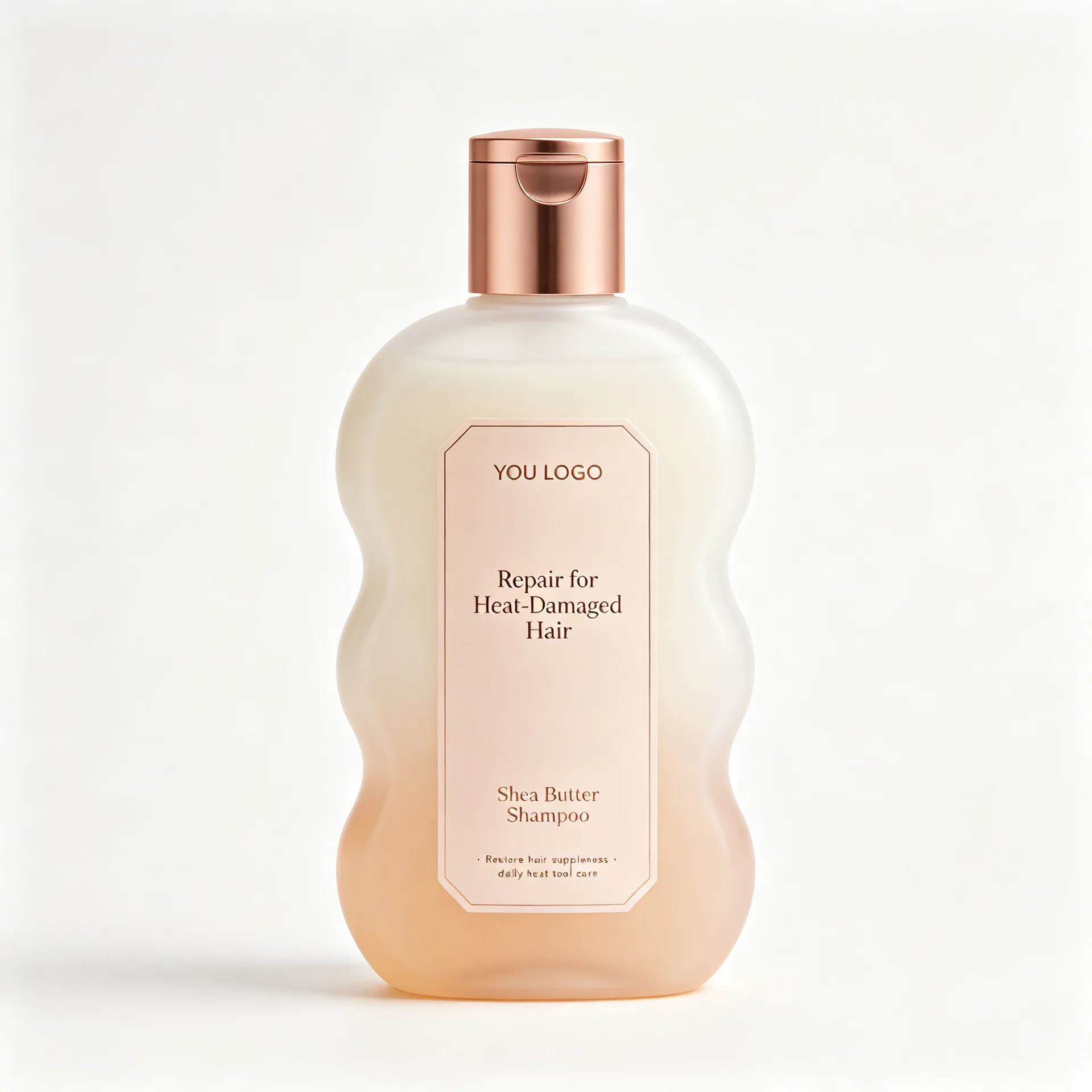 Shea Butter Repair Shampoo — Peach Rose Gold Cap