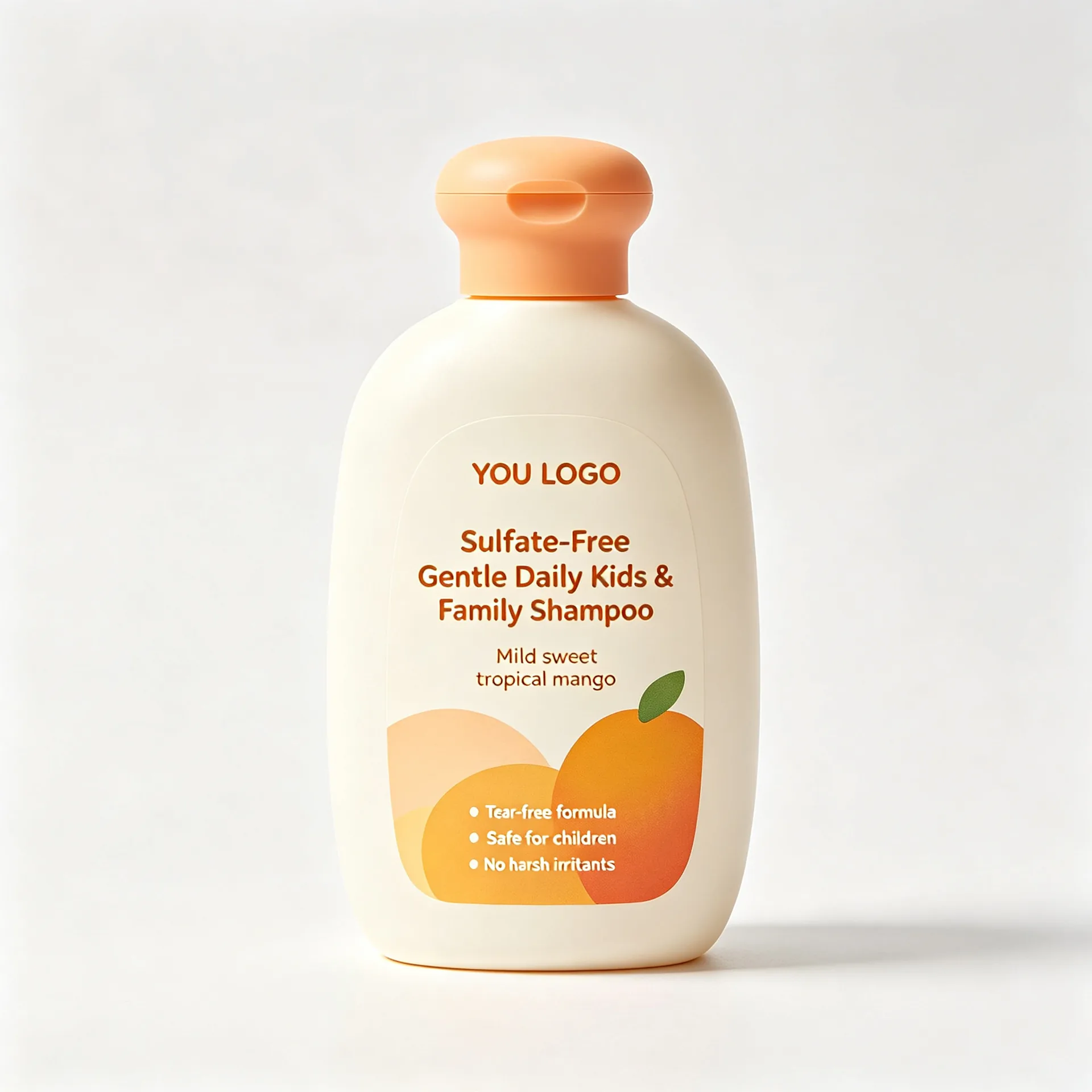 Sulfate-Free Gentle Kids Shampoo — Cream Orange Cap
