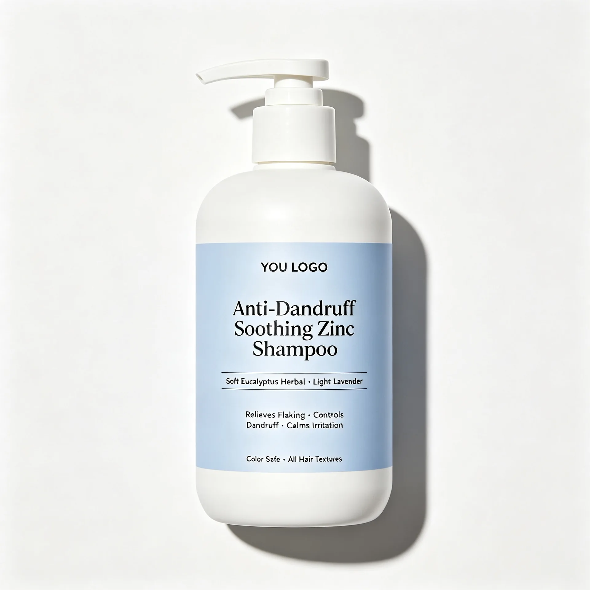 Anti-Dandruff Soothing Zinc Shampoo — White Pump