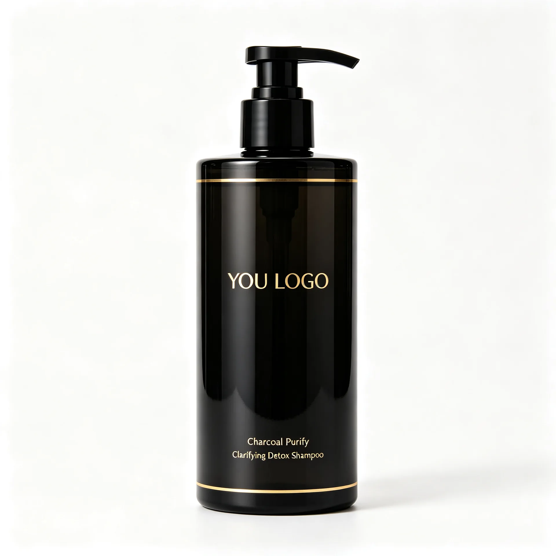 Clarifying Detox Charcoal Shampoo — Black & Gold