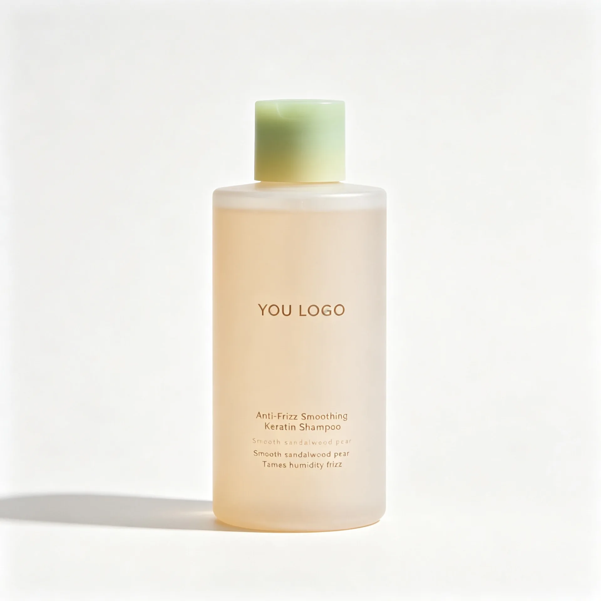 Anti-Frizz Smoothing Keratin Shampoo — Sage Green Cap