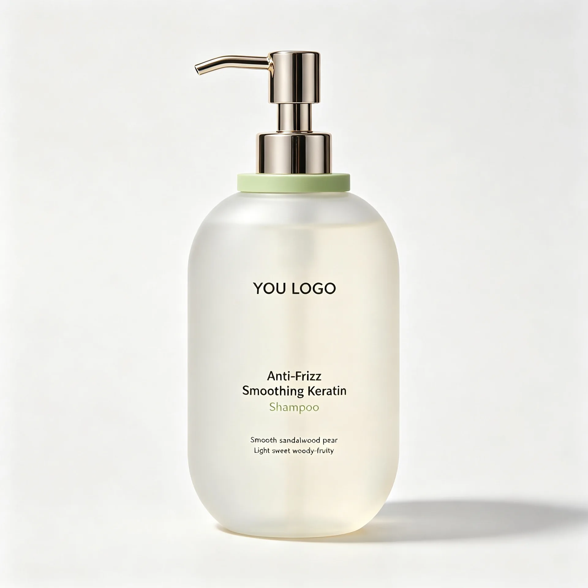 Anti-Frizz Smoothing Keratin Shampoo — Cream Pump