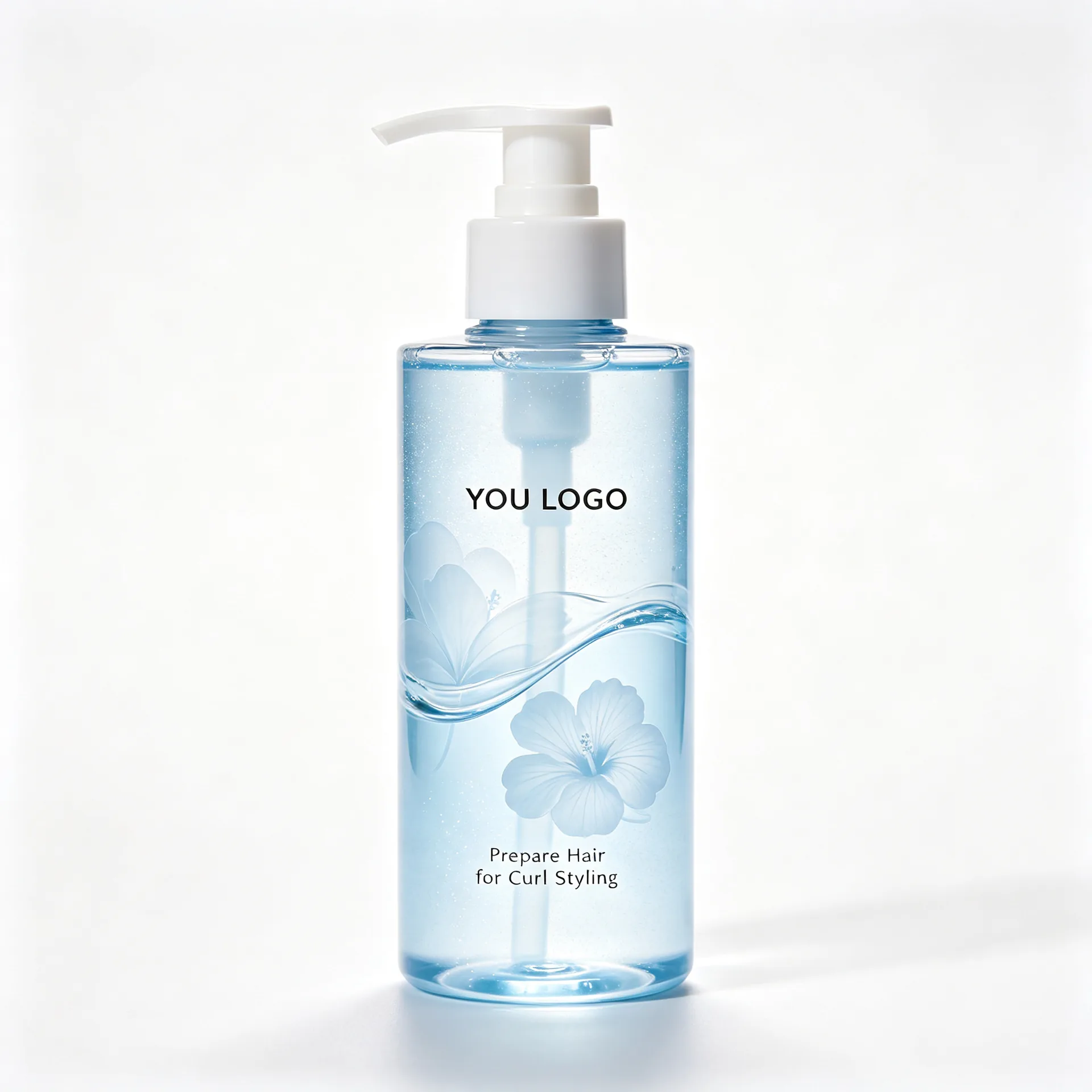 Curl Styling Prep Lotion — Clear Blue Pump