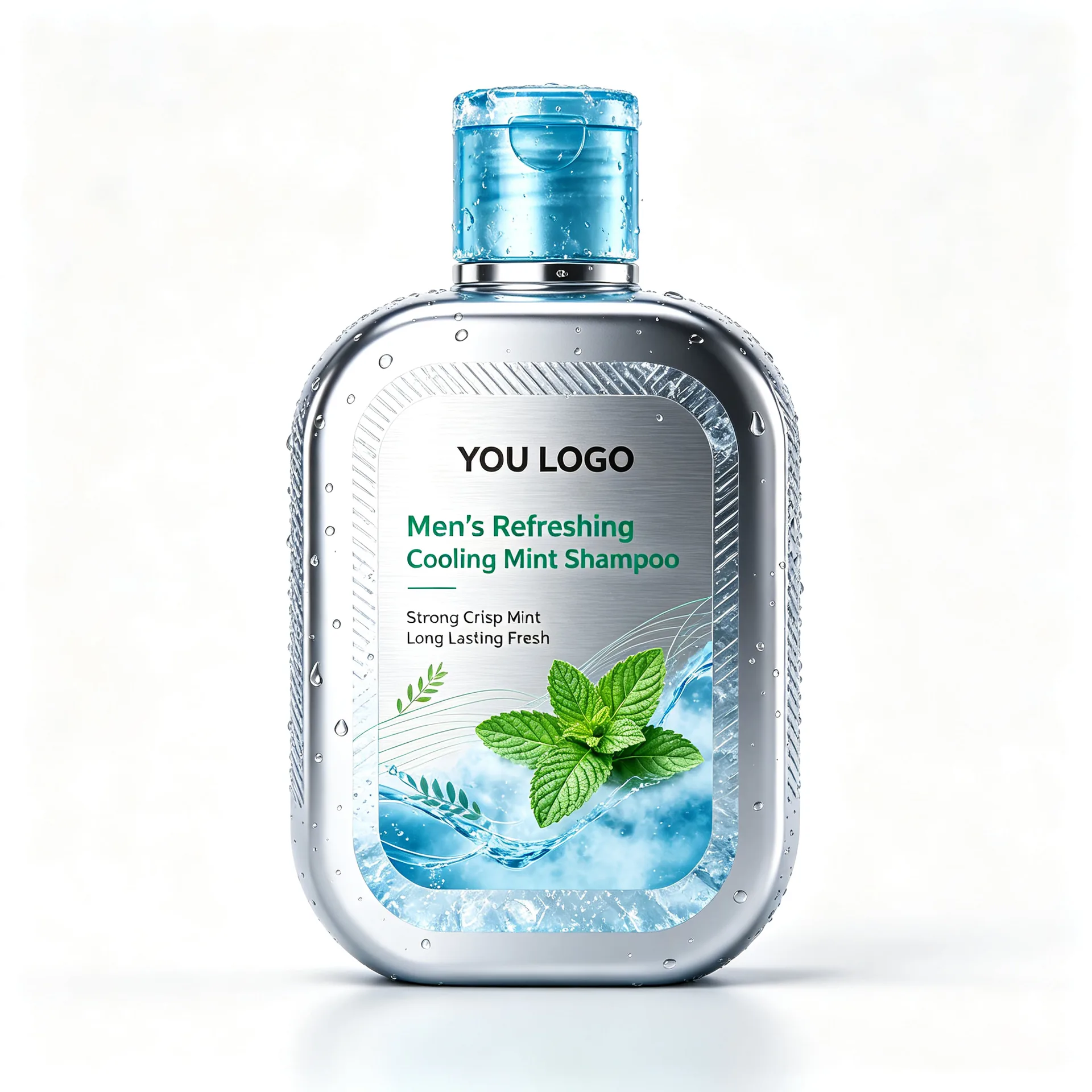 Cool Herbal Fresh Mint Shampoo — Brushed Silver Mint