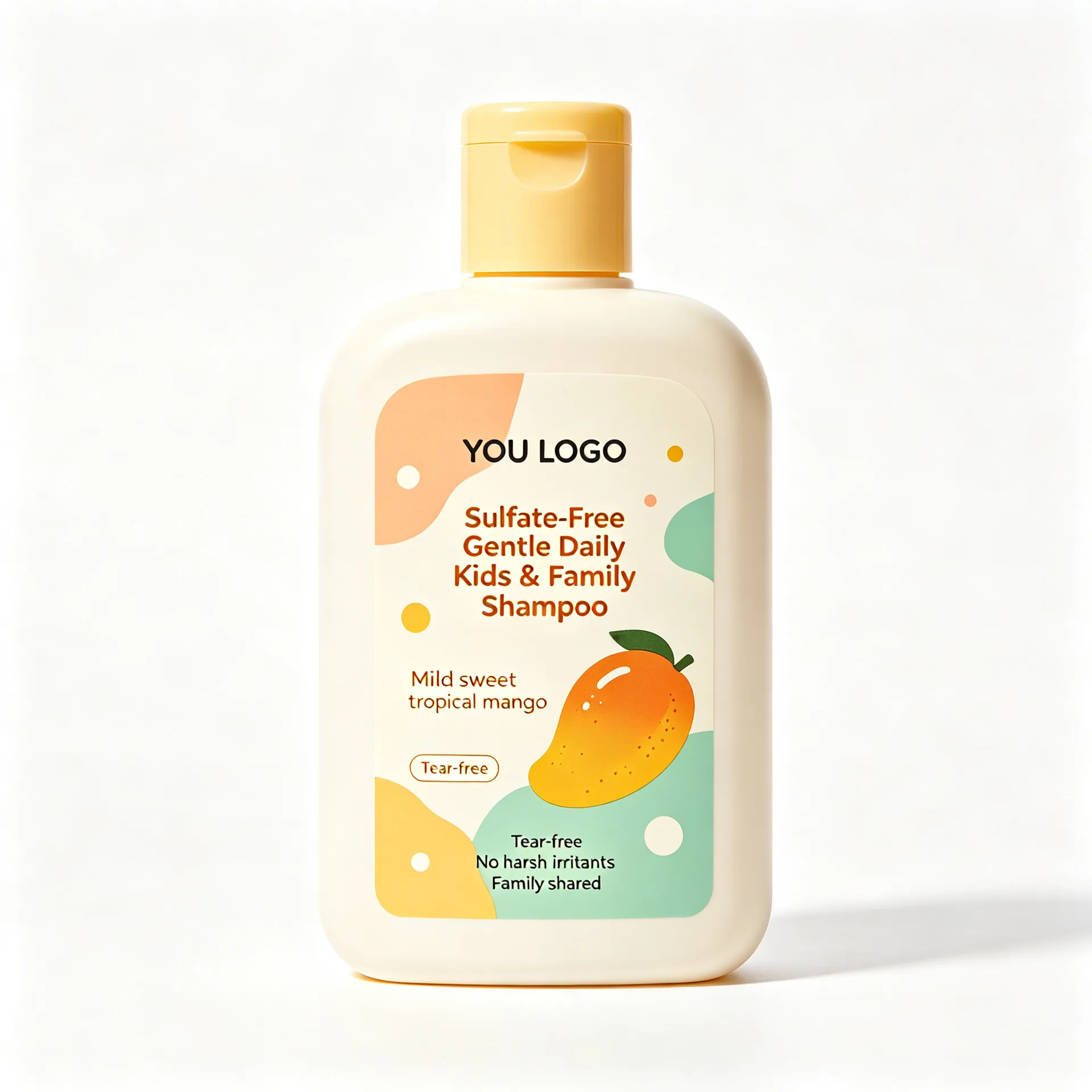 Sulfate-Free Gentle Kids Shampoo — Cream Peach Cap