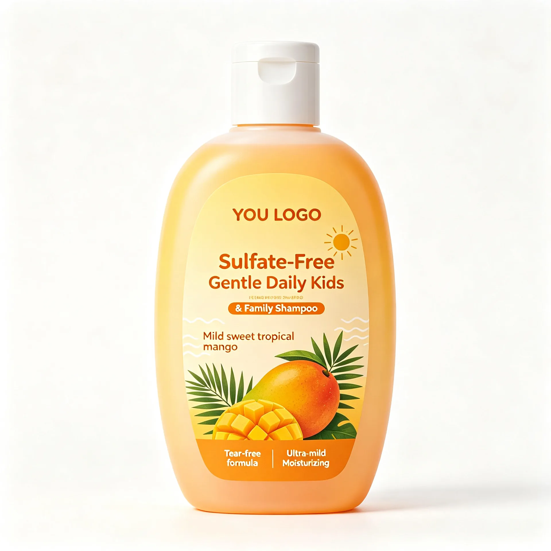 Sulfate-Free Gentle Kids Shampoo — Warm Mango