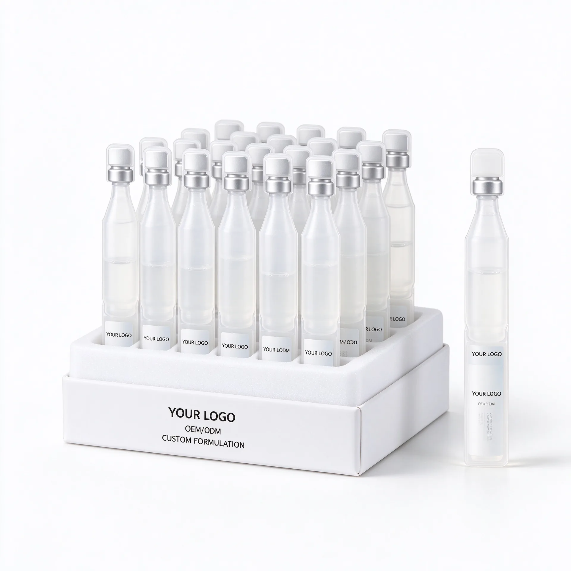 Radiance Boost Niacinamide Ampoule — Pearl White Box