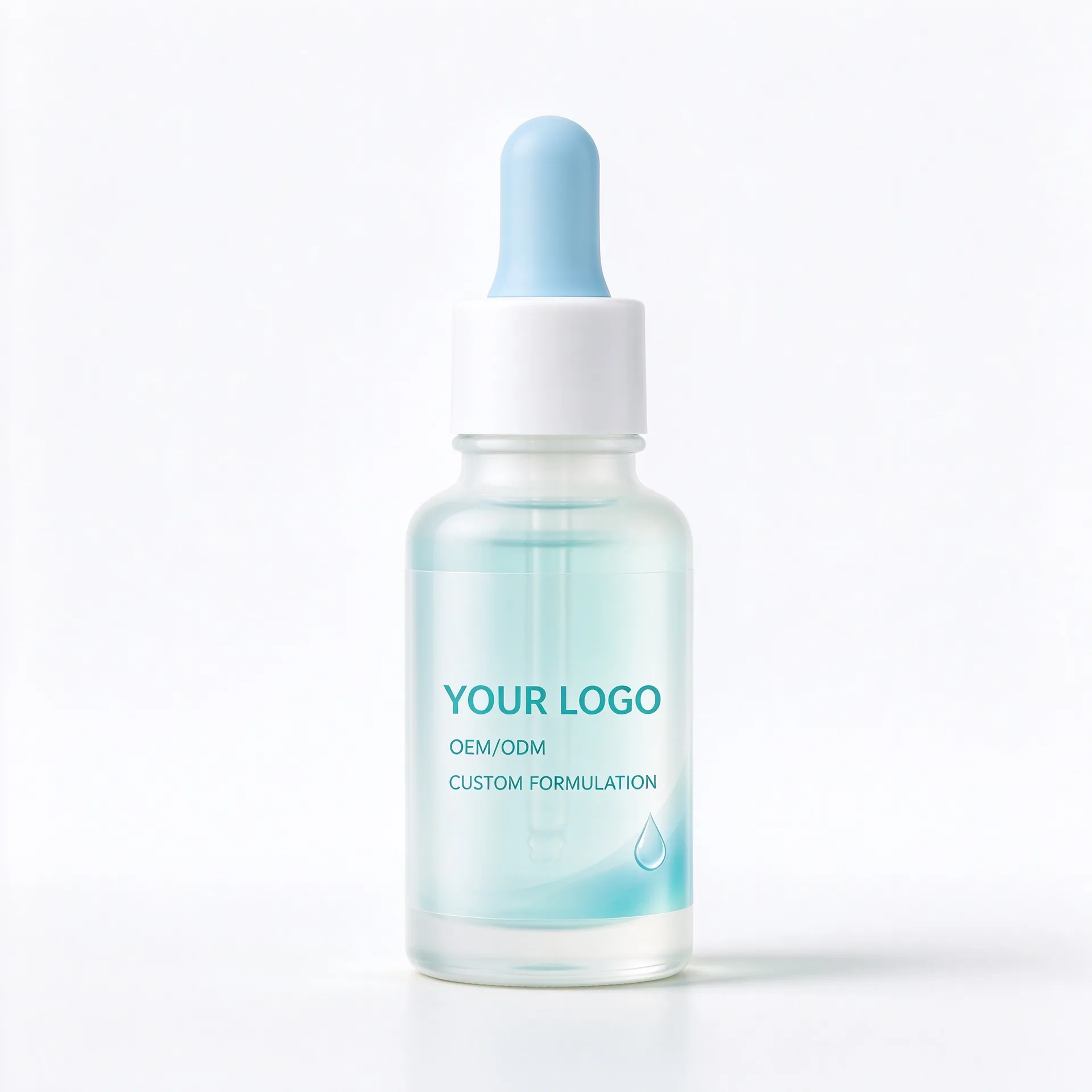 Firming Rice Peptide Serum — Frosted Silver Dropper Bottle