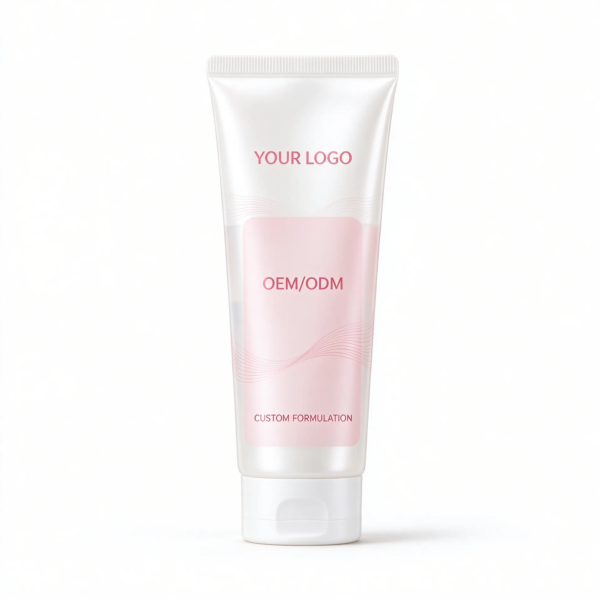 Rose Water Gentle Cleanser — White Pink Print Tube