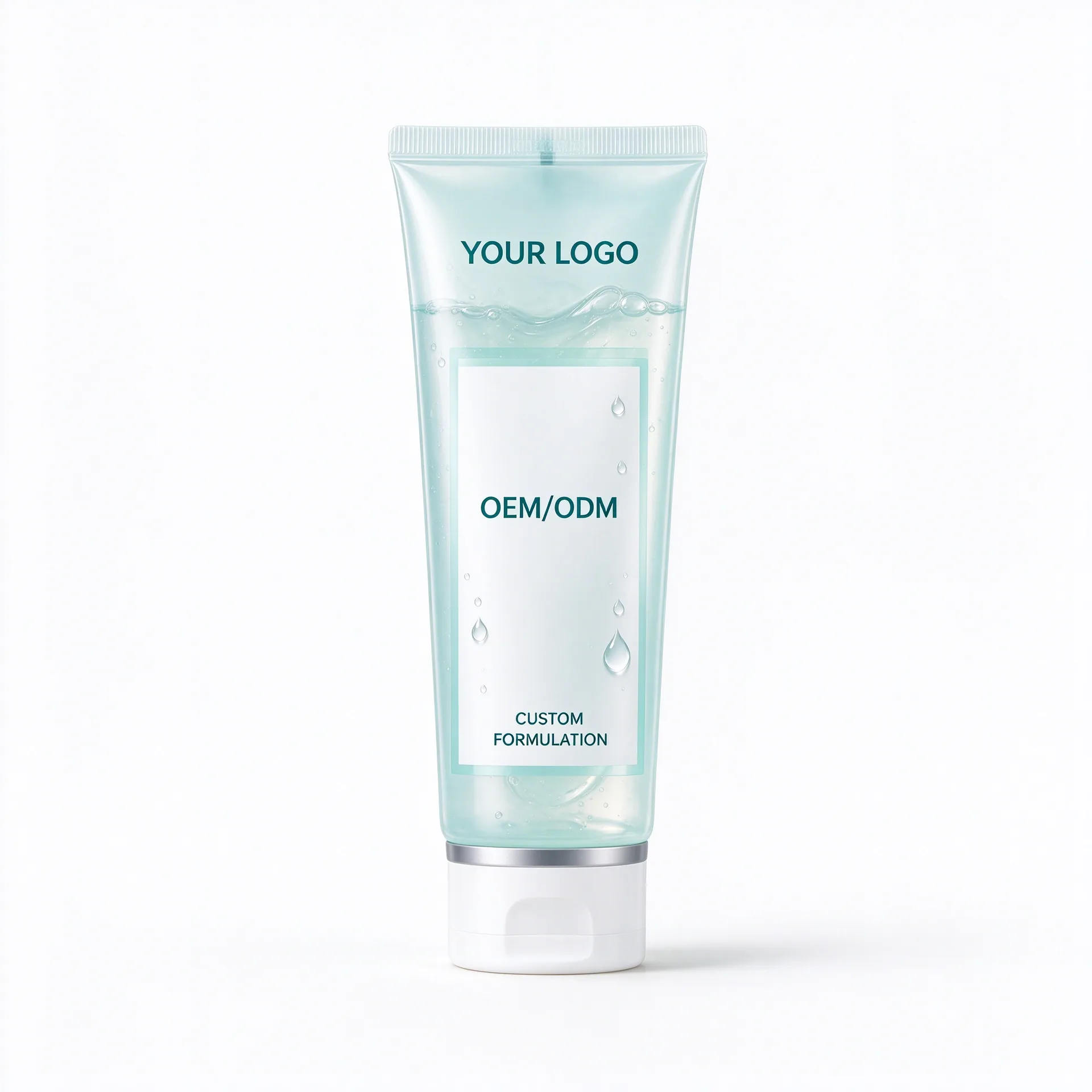 Hydrating Hyaluronic Cleanser — White Teal Print Tube
