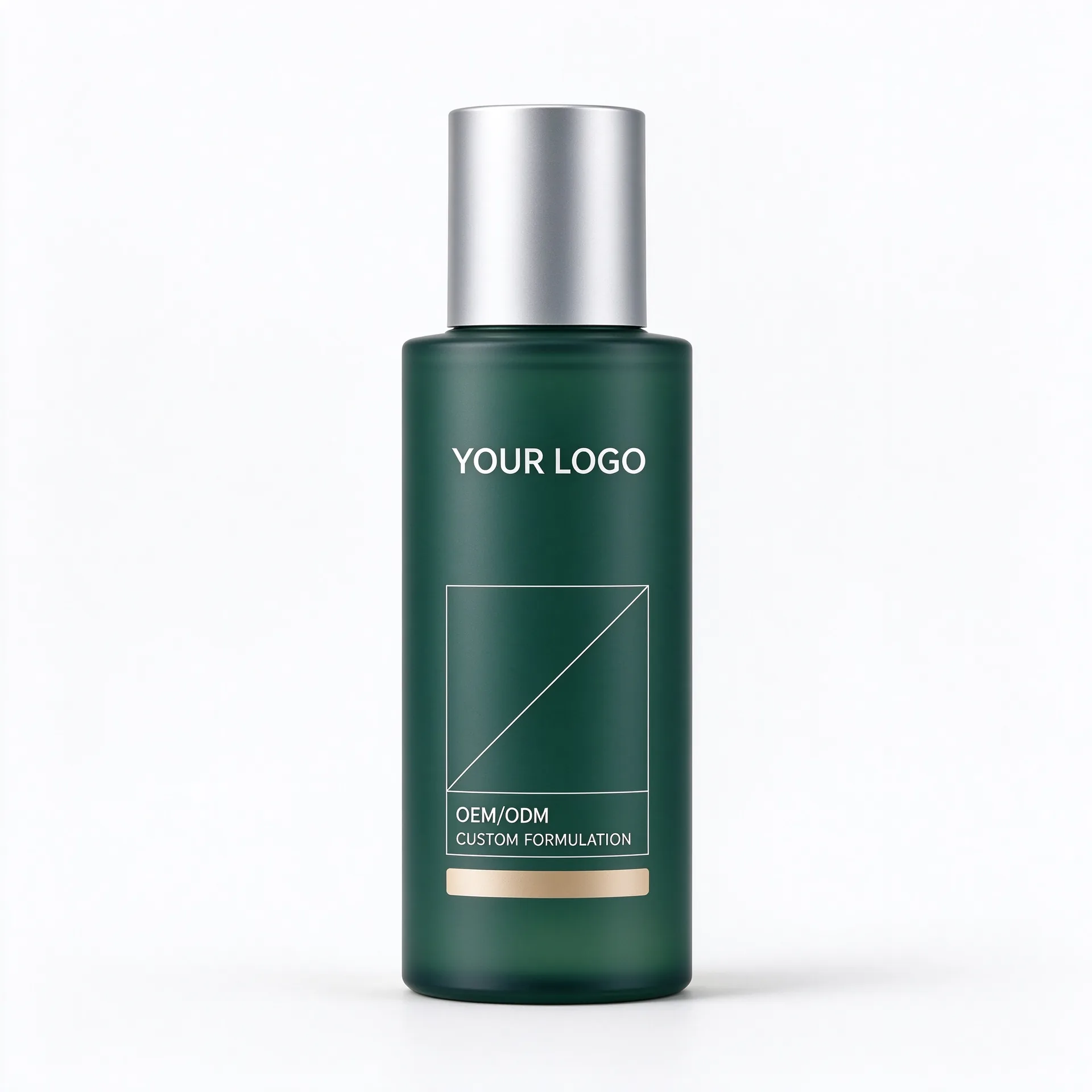 Herbal Astringent Toner — Dark Green Bottle Silver Cap