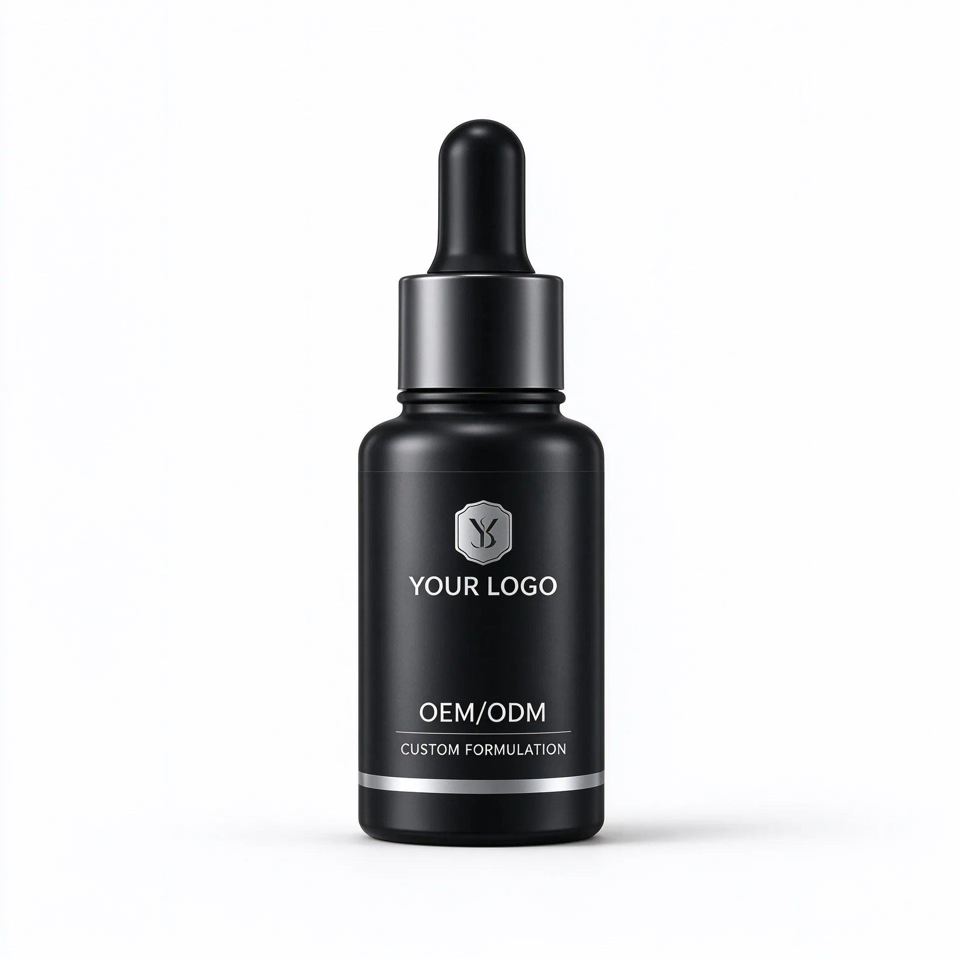 Anti-Fatigue Caffeine Serum — Matte Black Dropper Bottle