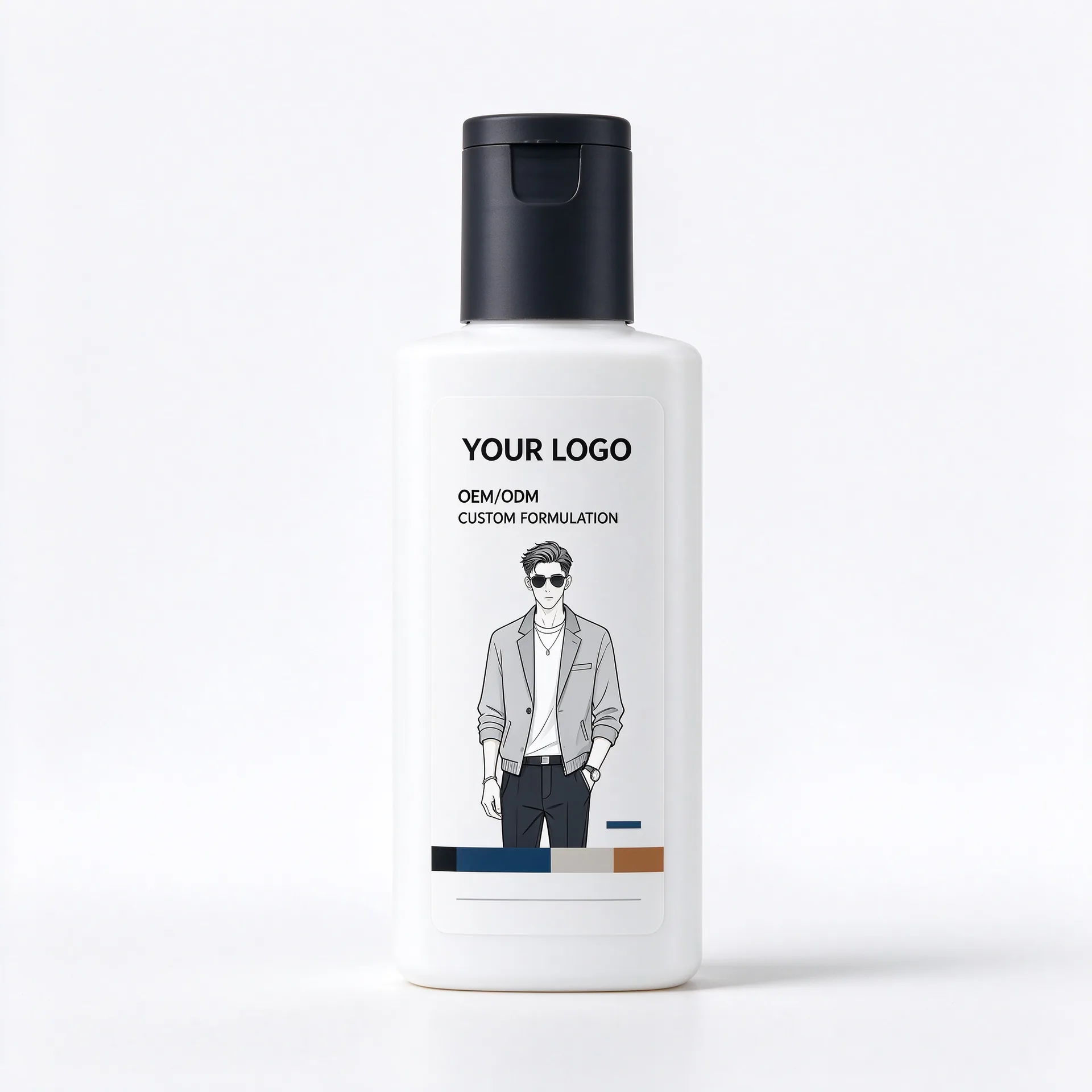 Daily Cleansing Gel — White Pump Bottle with Graphic