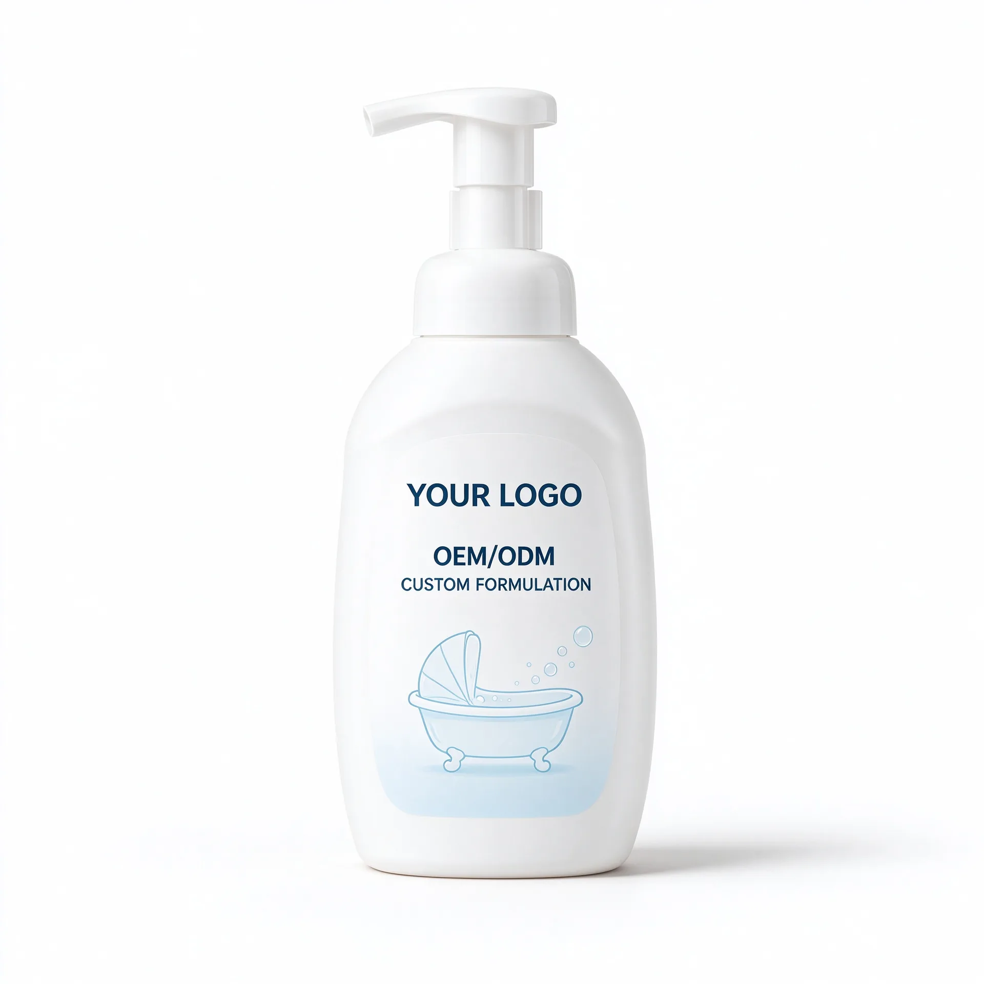 Gentle Baby Wash — Light Blue Pump Bottle