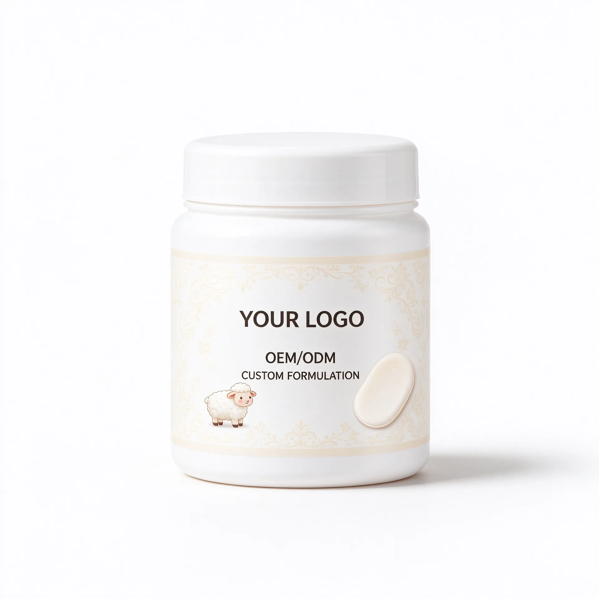 Rich Baby Cream — White Print Jar